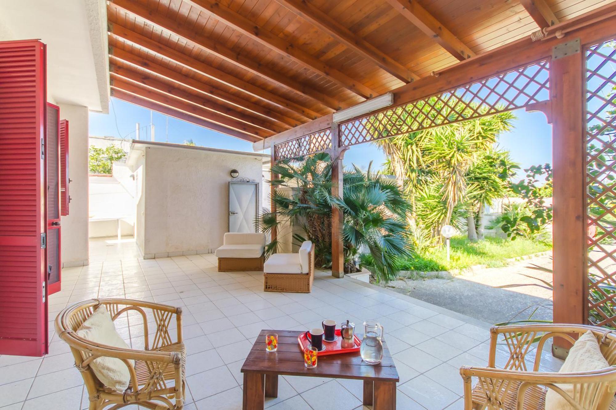 Villetta Rossa With Garden - Happy Rentals Melendugno Esterno foto